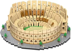 Euro Constrution Roma Colosseum Micro Mini Building Blocks for Adult Child Toys Set Famous Construction Bricks Unearth History's Architectural Marvels