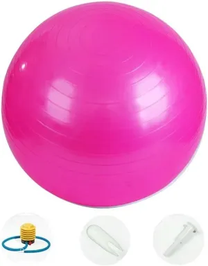 Exercise Ball Yoga Ball,Anti-Burst and Slip Resistant Stability Ball with Quick Pump,3 Sizes Workout Ball,Yoga Ball Chair,Swiss Ball for Home Gym Fitness Physical Therapy Pilates Balance