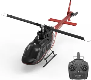 F08 RC Helicopter for Adults, 1/27 Scale 2.4G 6CH Remote Control Helicopter, Outdoor RC Aircraft Flying Model, RTF Version Creative Gifts