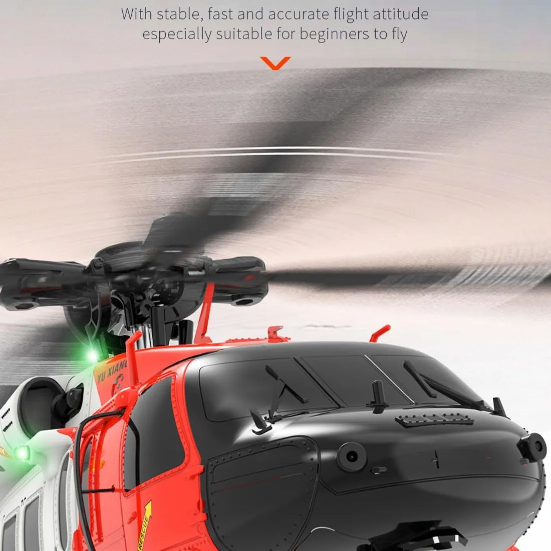 F09-V RC Helicopter for Adults 1/47 Scale 2.4G 6CH Remote Control Helicopter Outdoor RC Aircraft Flying Model RTF Version Creative Gifts(F09s,RTF Version)
