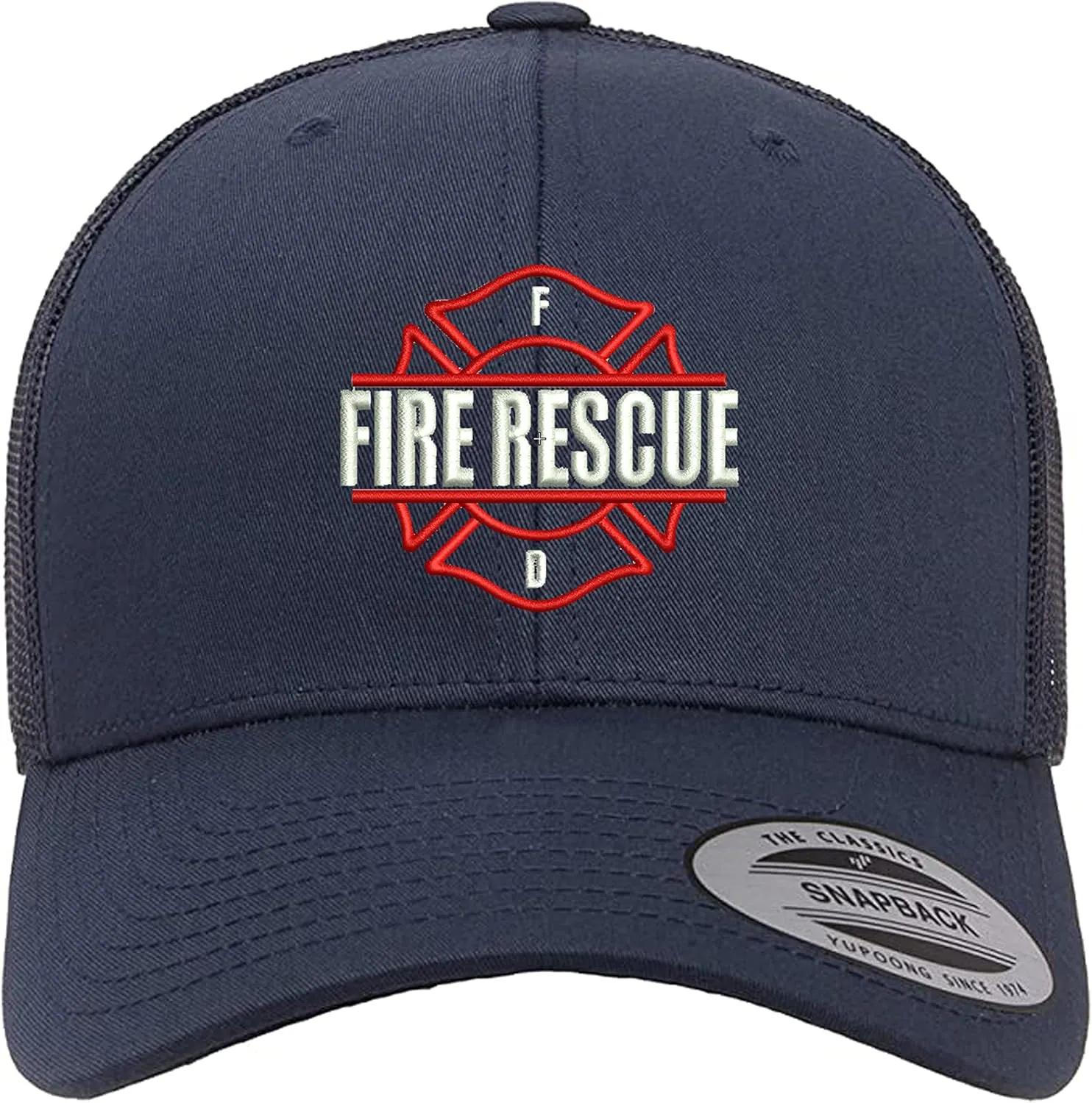 Fair Game Fire Rescue Hat Maltese Cross Hats Firefighter Caps