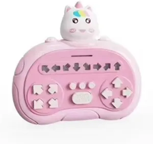 Fidget Game Toys Quick Push Game (Pink Unicorn)