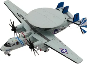 Finished Models 1/144 Scale E-2D AWACS VAW-121 CVN68 Nimitz Carrier Alloy Aircraft Model Scale Airplanes
