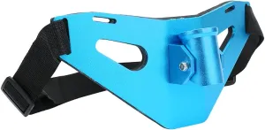 Fishing Belt Aluminium Alloy Adjustable Fishing Fighting Belt Stand Up Gimbal Padded Fish Rod Holder (Blue), #712