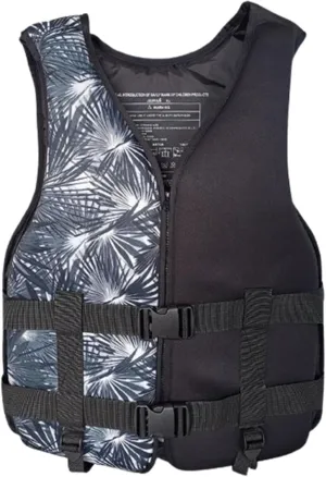 Fishing Life Jackets with Zipper and Adjustable Safety Strap, Safety Vest for Kayaking, Fishing, Surfing(Black A,Large)