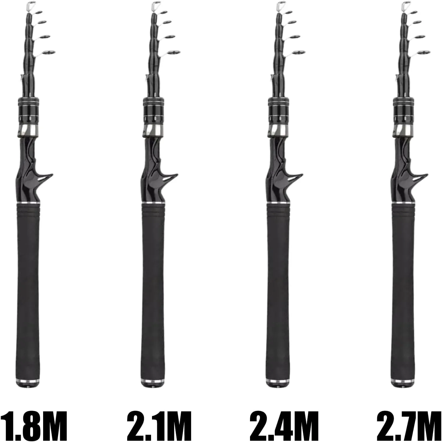 Fishing Poles Telescopic Casting Travel Rod Freshwater Saltwater Fishing Tackle Accessories Carbon Fishing Rods