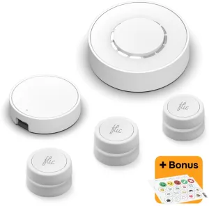 Flic Pro Kit - 6X Smart Buttons, 1x Twist and 1x Hub mini Bundle   Free Button Sticker Sheet