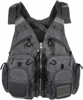 Fly Fishing Vest, Removable Mountain Climbing Fishing Vest for Adults, Adjustable Safety Buoyancy Jacket with Pockets, One Size