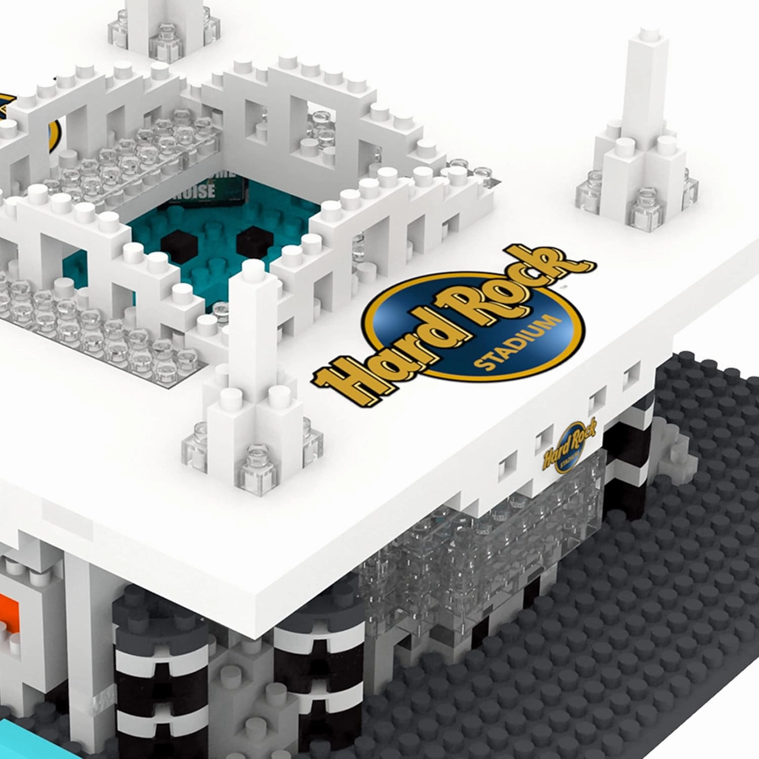 FOCO NFL Unisex-Adult NFL Team Construction Blocks 3D Mini BRXLZ Stadium