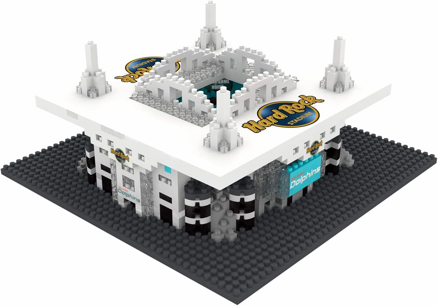 FOCO NFL Unisex-Adult NFL Team Construction Blocks 3D Mini BRXLZ Stadium