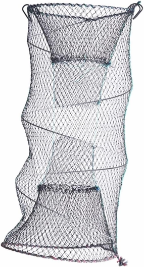 Foldable Fishing Net Trap Zinc Plated Portable Net for Catching Lobster Crab Shrimp Minnow and Crayfish Lightweight Design for Easy Use