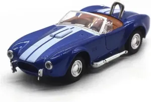 for Shelby Cobra 427 Classic Vintage Car Model 1:32 Die-Cast Alloy Car 13CM Home Decoration(Blue)