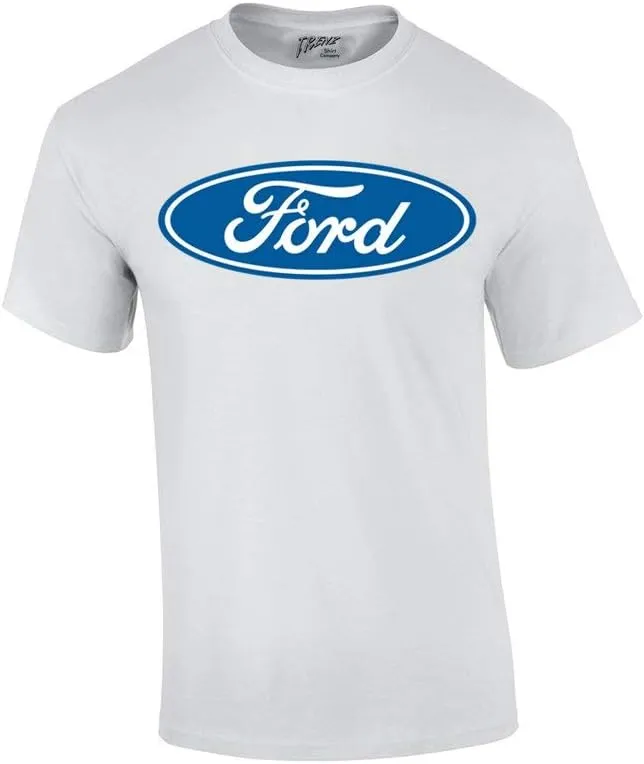 Ford Oval Logo T-Shirt Official Ford Motor Company Crest Car Enthusiast Tee Classic Retro Performance