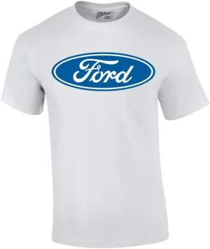 Ford Oval Logo T-Shirt Official Ford Motor Company Crest Car Enthusiast Tee Classic Retro Performance