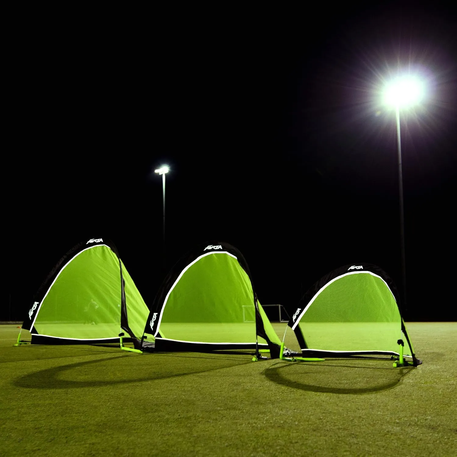 FORZA Flash Pop-Up Pro Soccer Nets | Portable Backyard Training Equipment [2.5ft, 4ft & 6ft Goals]