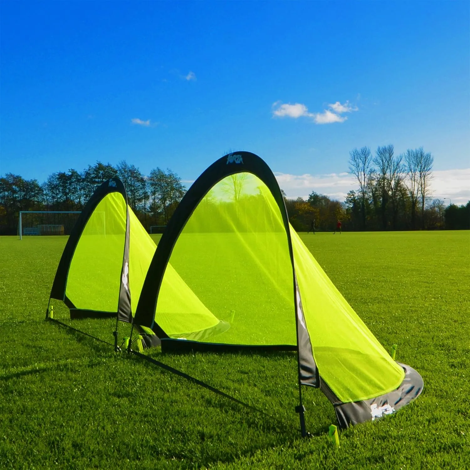 FORZA Flash Pop-Up Pro Soccer Nets | Portable Backyard Training Equipment [2.5ft, 4ft & 6ft Goals]