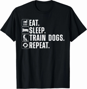 Funny Dog Trainer Design For Men Women Dog Training Lovers T-Shirt