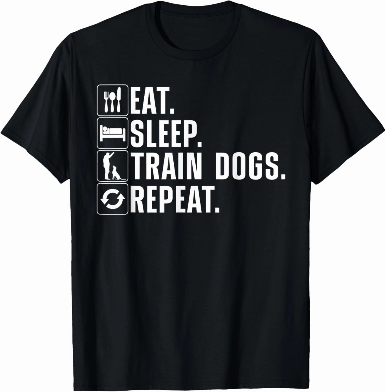 Funny Dog Trainer Design For Men Women Dog Training Lovers T-Shirt