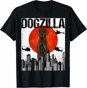 Funny Vintage Japanese Dogzilla Black Great Dane T-Shirt