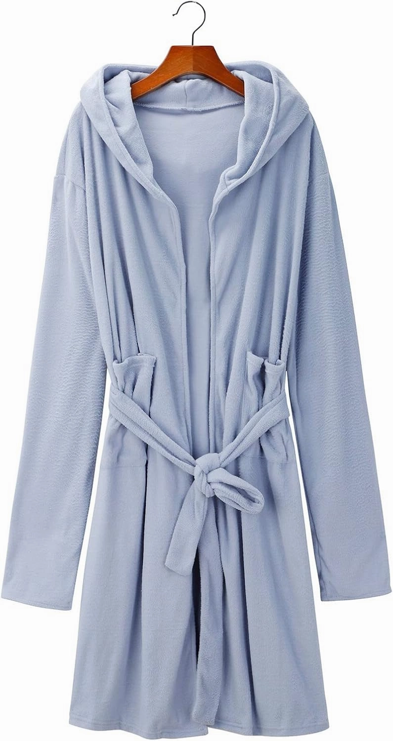 Furry Long Robe Hooded Robes for Women Long Length Full Length Robes for Women Onesie Pajamas with Feet