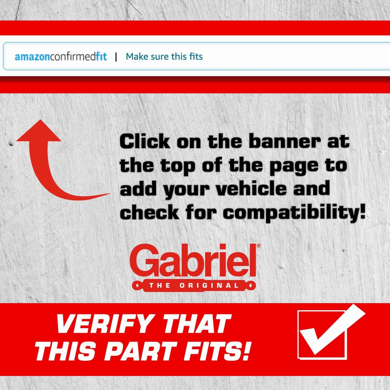 Gabriel 43181 Load Carrier Rear Towing Shock Absorbers for Chevrolet Silverado 1500, Suburban, Tahoe; Dodge Ram 1500; GMC Yukon, Jeep Gladiator; Nissan Titan (1 Pair)