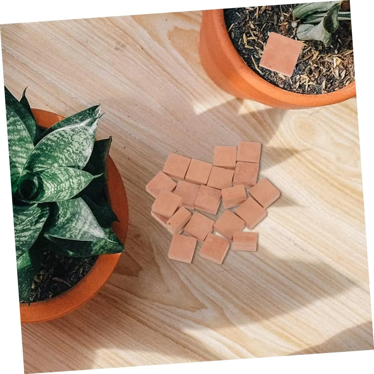 Garneck 5sets DIY Mini Garden Brick Micro Landscape Brick Decor Simulation Wall Model Mini Building Blocks Set 40pcs*5