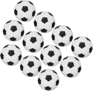 GARVALON 30pcs Miniature Soccer Balls Lifelike Fairy Field Accessories for Dollhouses Safe Material for Decor and Imaginative Play