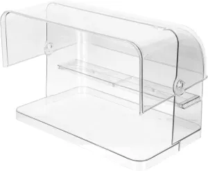 GARVALON Transparent Doll Display Case Sturdy Storage Box for Figurines Models Collectibles High Transparency Stackable Design for Organizing Dolls Figures