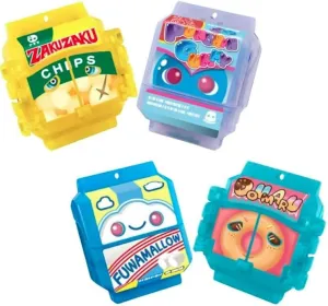 Gavv DX Talking Gochizo Set 03 & 04 PunchinGummy ZAkuZakuChips Doumaru FuwaMallow Gochizo Set of 4 Action Figure Japanese