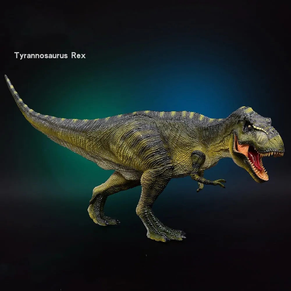 Gemini&Genius T-Rex Dinosaur Toy, Tyrannosaurus Rex Figurine, 14“ Length-Hand Painted, Realistic Dinosaur Action Figure Display, Great Dino Gift Toy for Kids and Dino Lovers