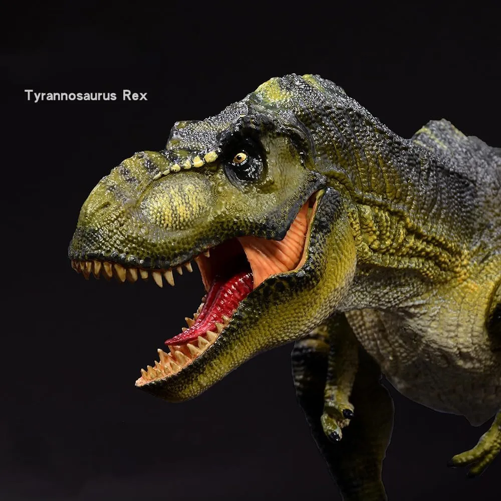 Gemini&Genius T-Rex Dinosaur Toy, Tyrannosaurus Rex Figurine, 14“ Length-Hand Painted, Realistic Dinosaur Action Figure Display, Great Dino Gift Toy for Kids and Dino Lovers