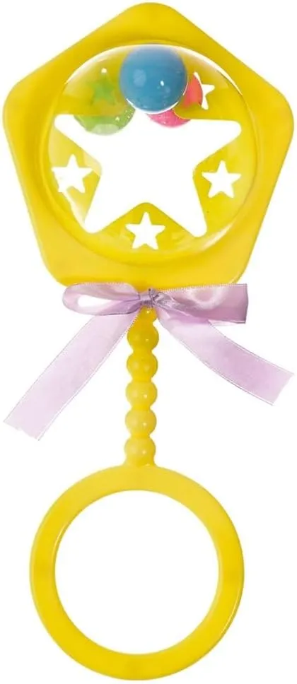 Giant Rattle & Bottle Baby Toy Set - Pack of 1 - Sensory Development, Soothing Entertainment for Infants & Toddlers