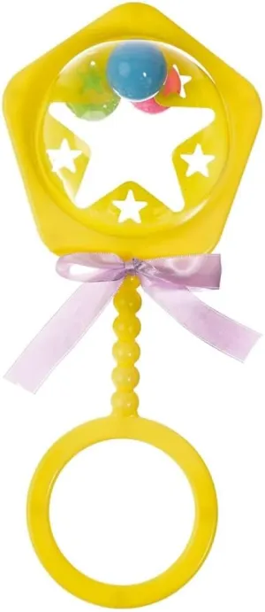 Giant Rattle & Bottle Baby Toy Set - Pack of 1 - Sensory Development, Soothing Entertainment for Infants & Toddlers