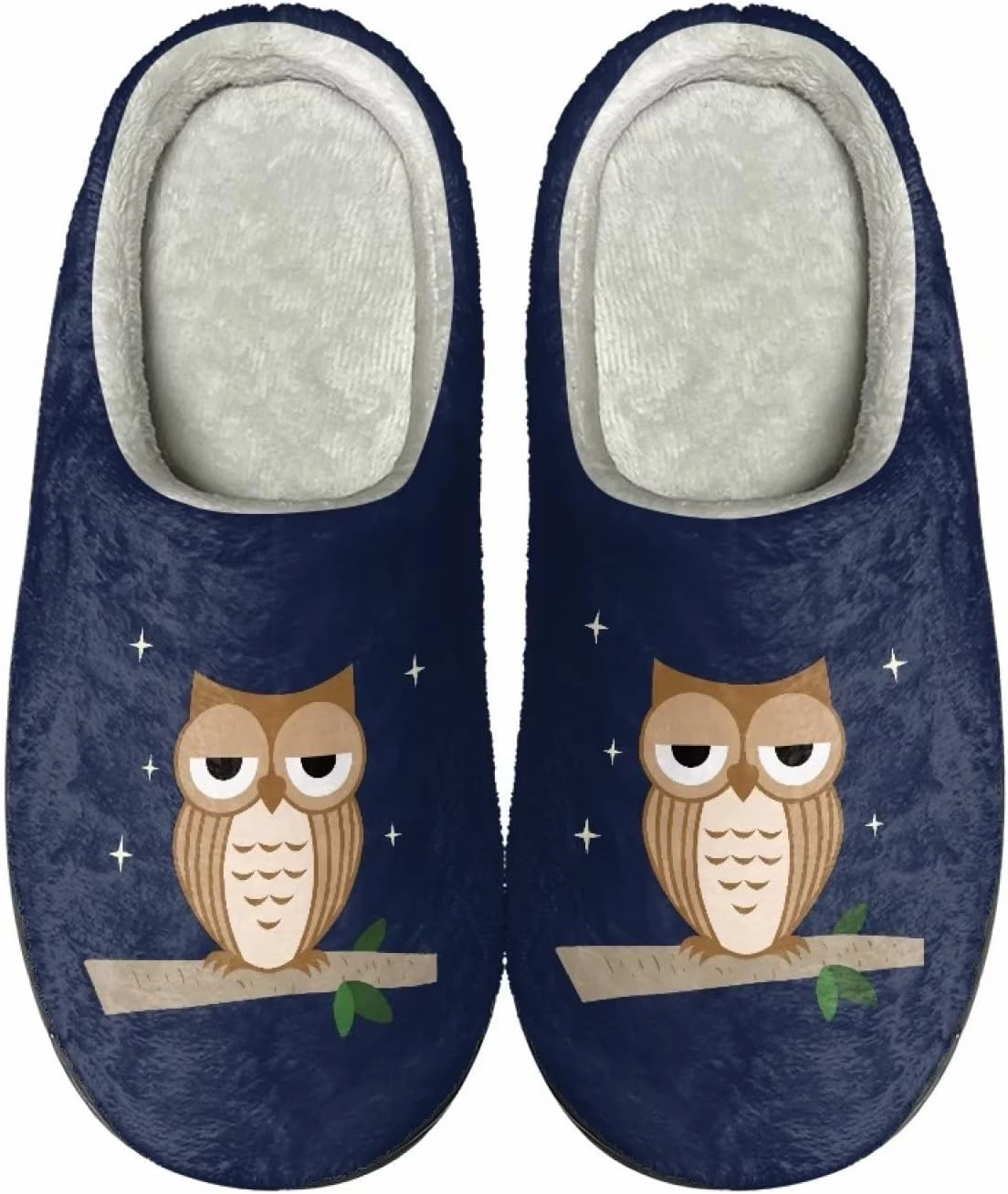 GIFTPUZZ Warm Slippers Couple Family Fall Winter Shoes for Home Hostel Non Slip Soft Sole Women Men Footwear