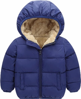 Girls and Toddler's Winter Coat Lightweight Water-Resistant Packable Hooded Puffer Jacket Fleece Lined Kids Down Coat