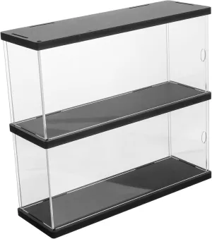 GLEAVI Transparent Display Box for Collectibles Acrylic Action Figure Organizing Case with Dust Protection Clear Artwork Display Box for Dolls and Models Capacity Storage