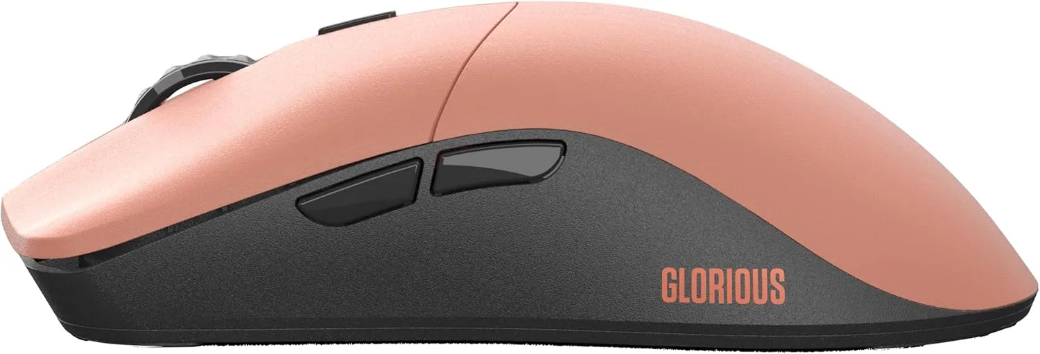 Glorious Forge Model O PRO Wireless Gaming Mouse – Ultra-Light 55g, 6-Button, 19K DPI, 80-Hour Battery, Sealed Shell, No RGB, Ergonomic Claw Grip (Red Fox)