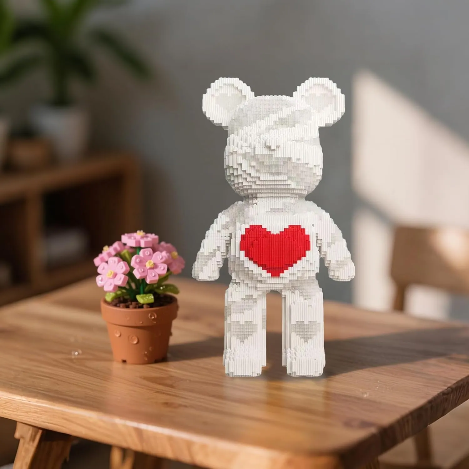 Glowing Care Bear Building Blocks (5300 PCS), 3D Micro Animal DIY Bear Building Blocks for Adults & Teenager, Creative Toys Ideal Gift for Family & Friends