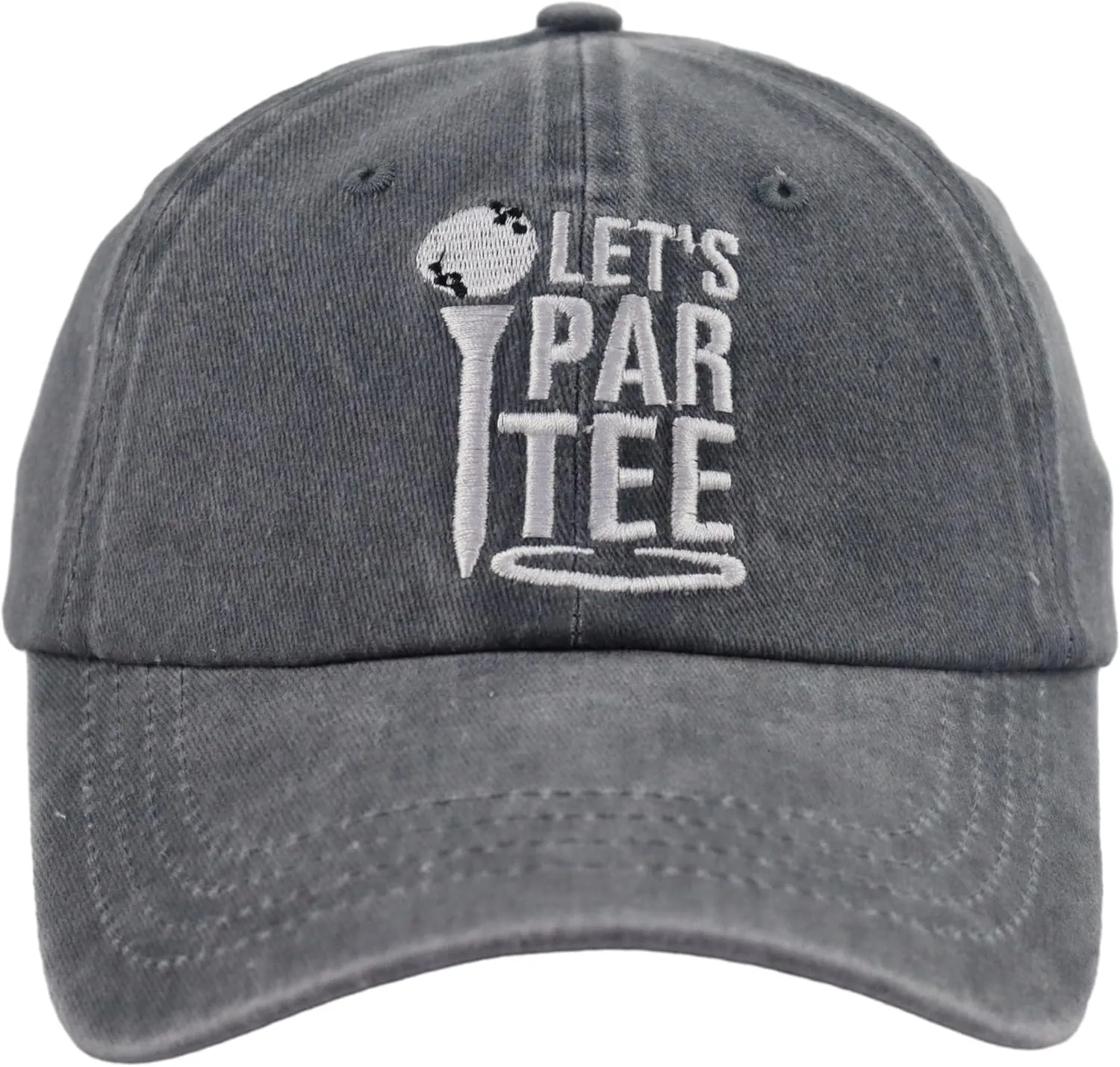 Golf Baseball Cap for Men Women, Embroidered Adjustable Cotton Golf Gifts Dad Hat
