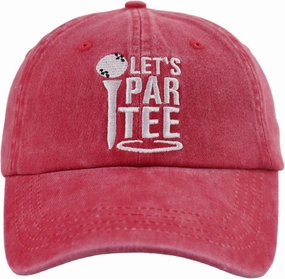 Golf Baseball Cap for Men Women, Embroidered Adjustable Cotton Golf Gifts Dad Hat