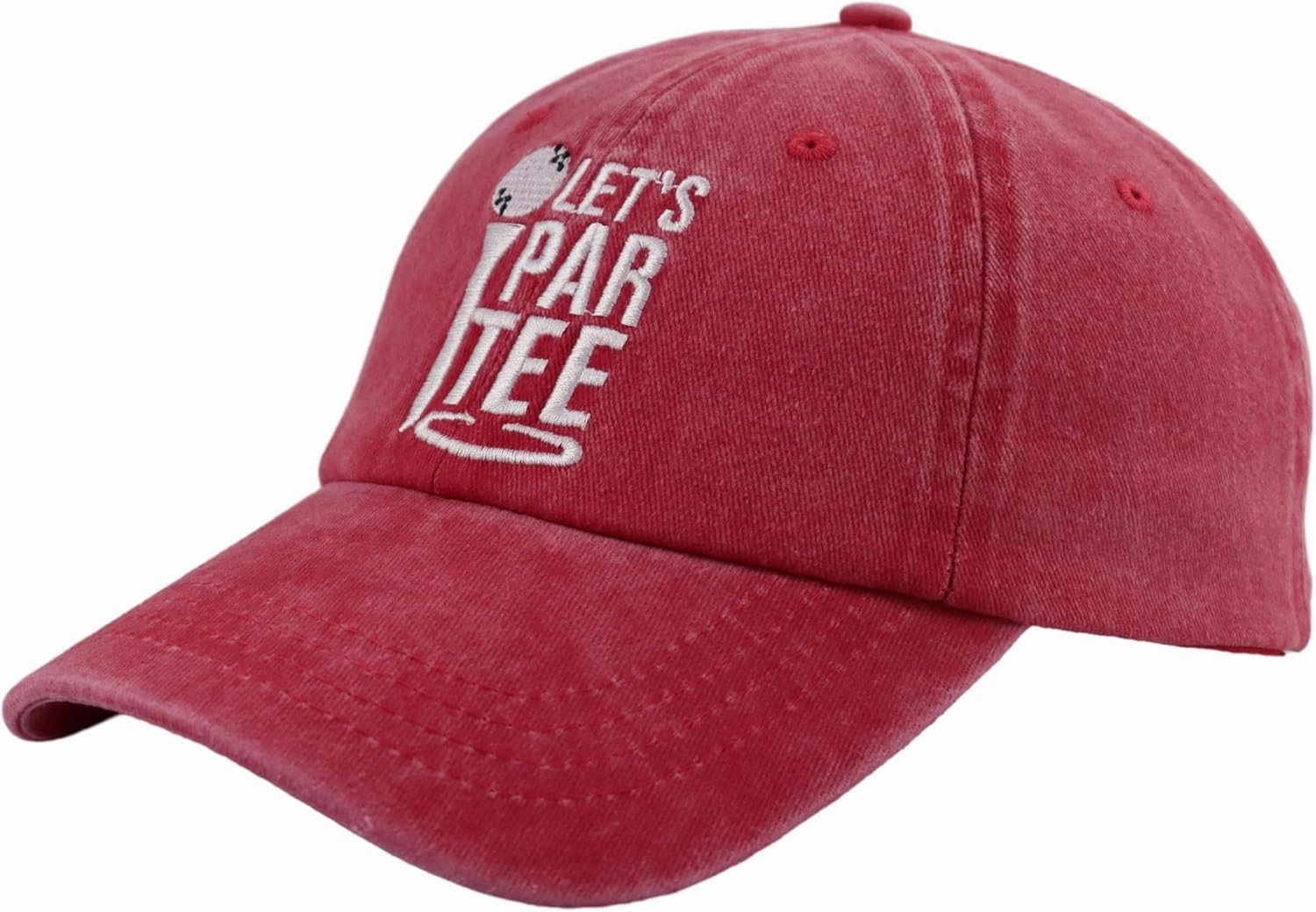Golf Baseball Cap for Men Women, Embroidered Adjustable Cotton Golf Gifts Dad Hat