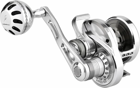 GOMEXUS Slow Pitch Jigging Reel LS20 CNC All Aircraft Grade Aluminum Body Lever Drag Right Hand Conventional Reel