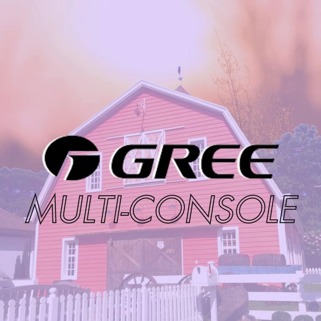 Gree 30,000 BTU Multi21  Quad-Zone Floor Console Mini Split Air Conditioner Heat Pump 208/230V SEER 21 (9-9-12-12)