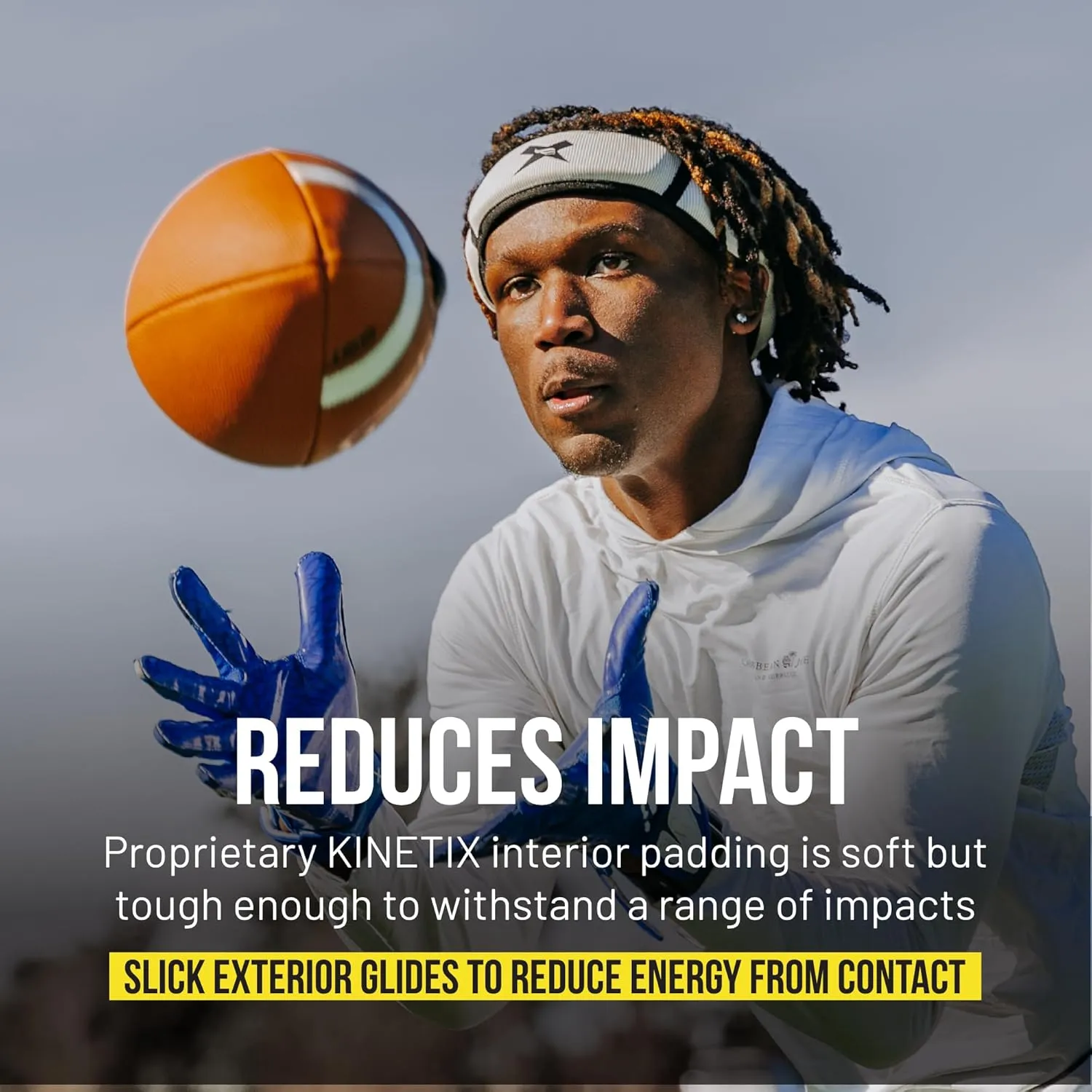 Guardian | Xenith Loop - Soft-Shell, Non-Tackle Headgear for Multiple Sports - Comfortable, Breathable & Moisture Wicking - Use for 7v7, Flag Football, Field Hockey & Cheerleading