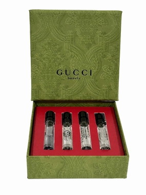 Gucci GUILTY Sample Perfume MEN GIFT SET Guilty Pour Homme EDT, Guilty Parfum, 2 x Guilty Pour Homme - 1.5 ml / 0.05 oz - set of 4 spray samples (9094)