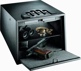 GunVault MultiVault - 2-Gun Quick Access Gun Safe for Pistols with Patented No-Eyes® Keypad