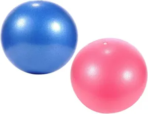 Gym Ball Set 2 Balls for Core Workout Exercise Balls for Pilates Balance Ball Pump for Fitness