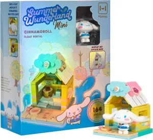 Hamee Sanrio Hello Kitty and Friends ‘Summer Wunderland Mini’ Cute Water Theme Park Building Block Set Birthday Gift, Party Favor, Stress Relief, Collectible Toy, Sanrio Fan, Relaxation – Cinnamoroll