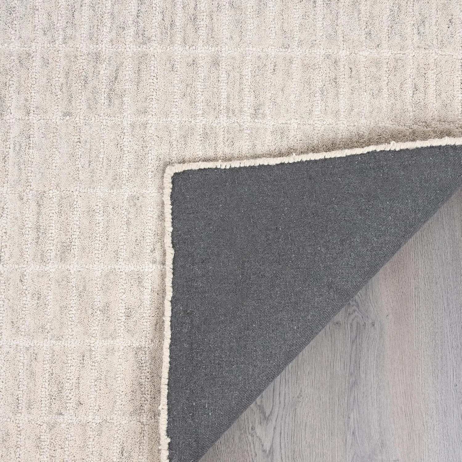 Handmade Capitola Space Dyeing Imported Premium Wool Area Rug - Unique Modern Design Carpet for Living Room, Bedroom, and Dining Room (Grey, 8' x 10')