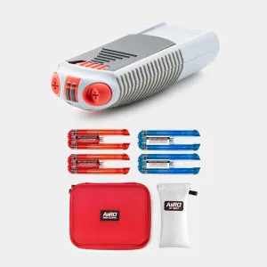 HERO AiiRO Non-Lethal Defense Aerosol Gel - Self Defense Weapon with 120dB Alarm, Pocket-Sized for Concealment, Easy Reload, Long-Lasting Effects - No Permit - Non-Lethal Gun Alternative